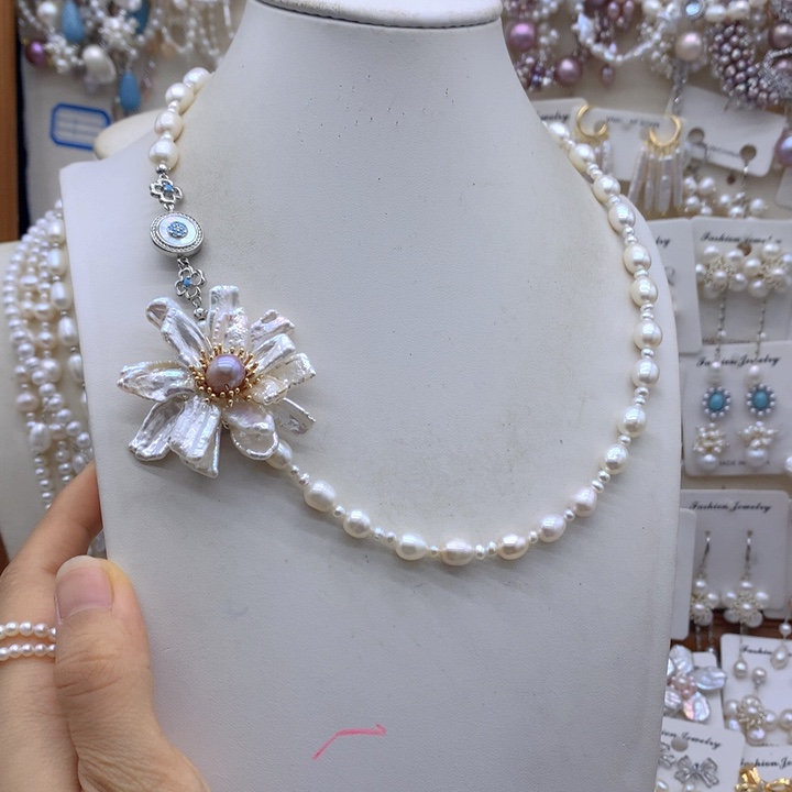 澄***安合金淡水珍珠项链耳饰