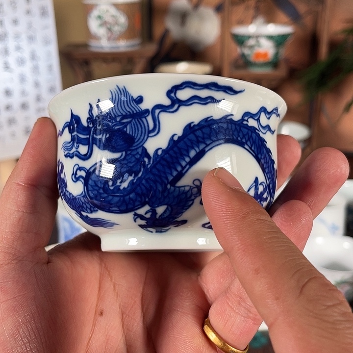 瓷摆件景德镇陶瓷老陶