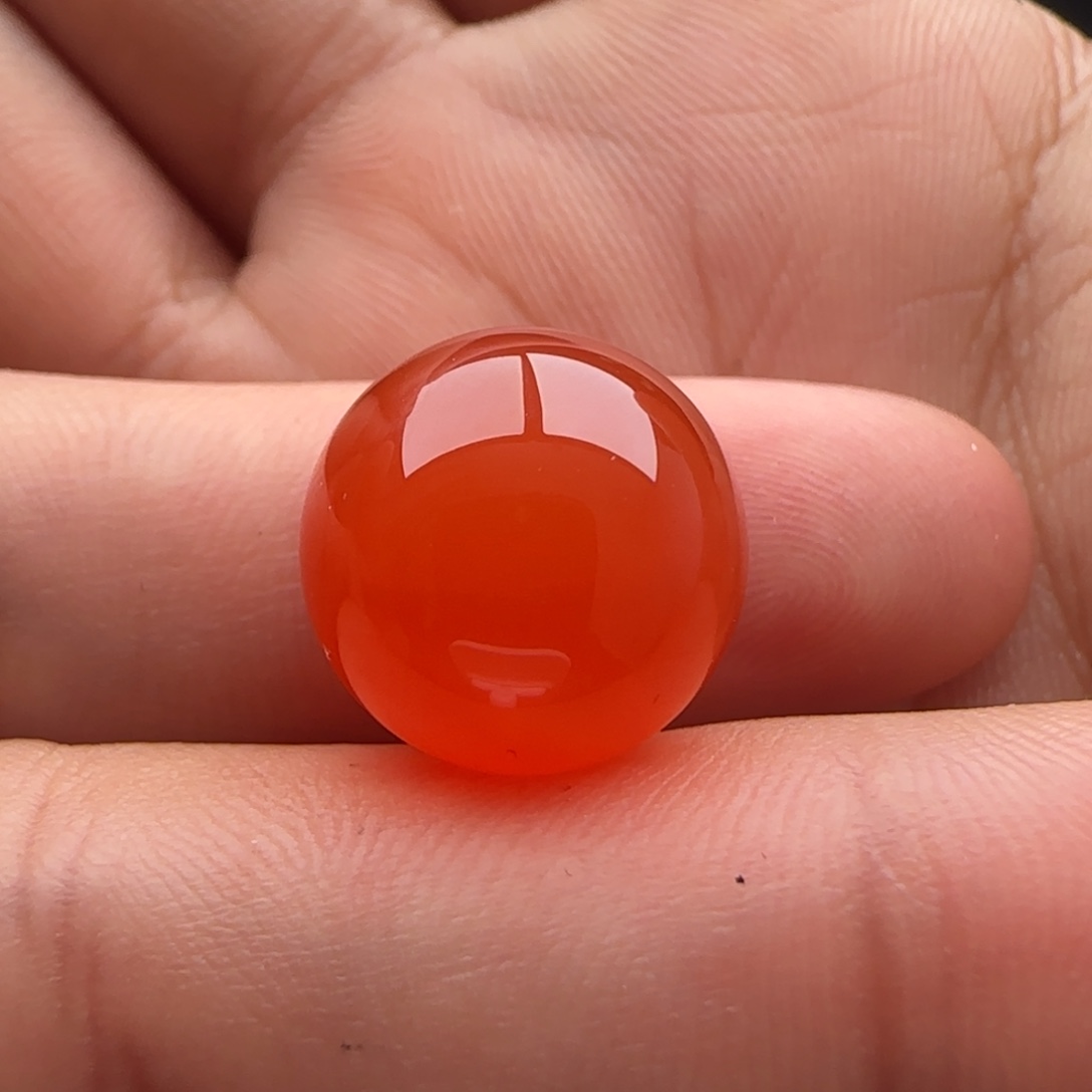 南红玛瑙圆珠13.8未镶嵌