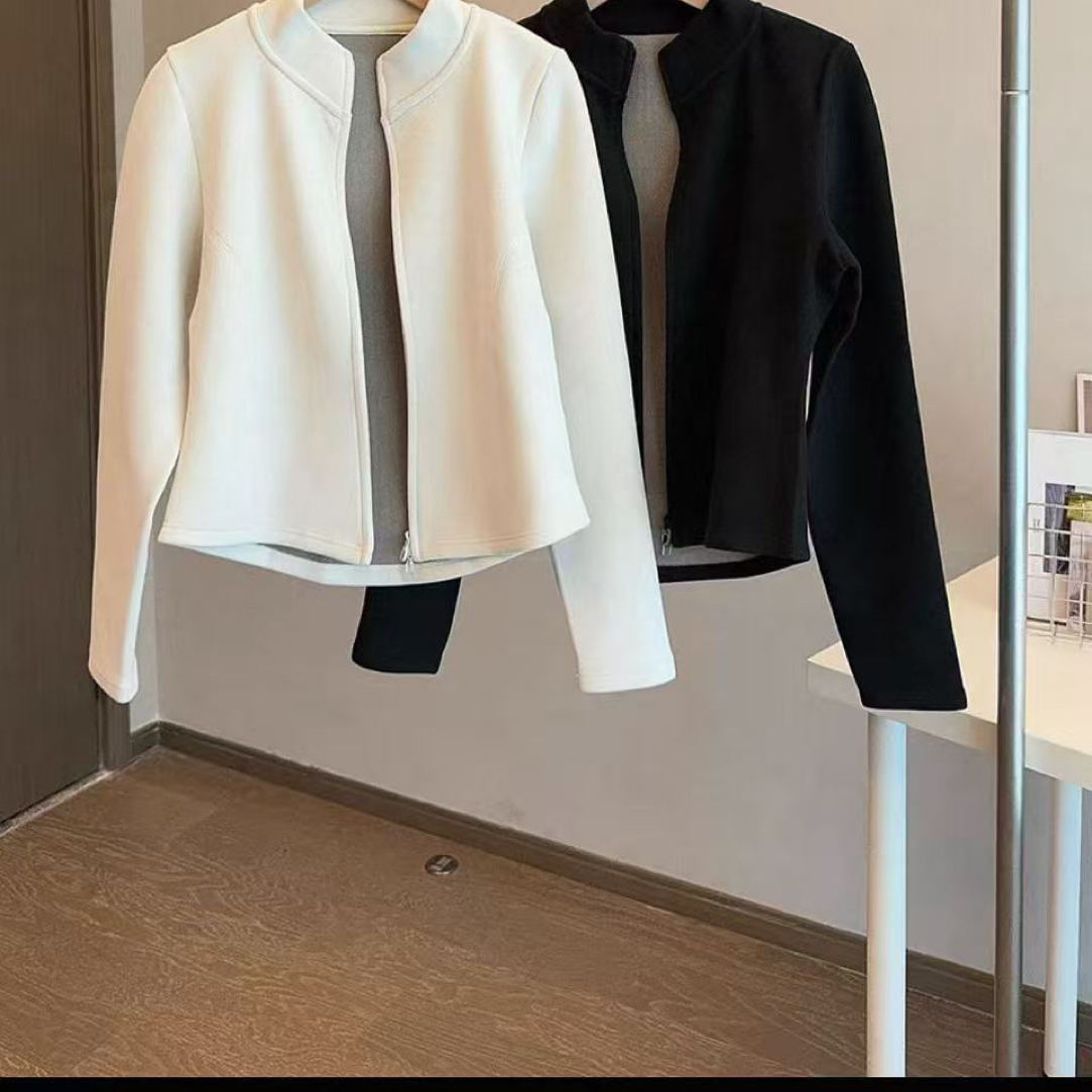 小蛮腰加厚石墨烯开衫