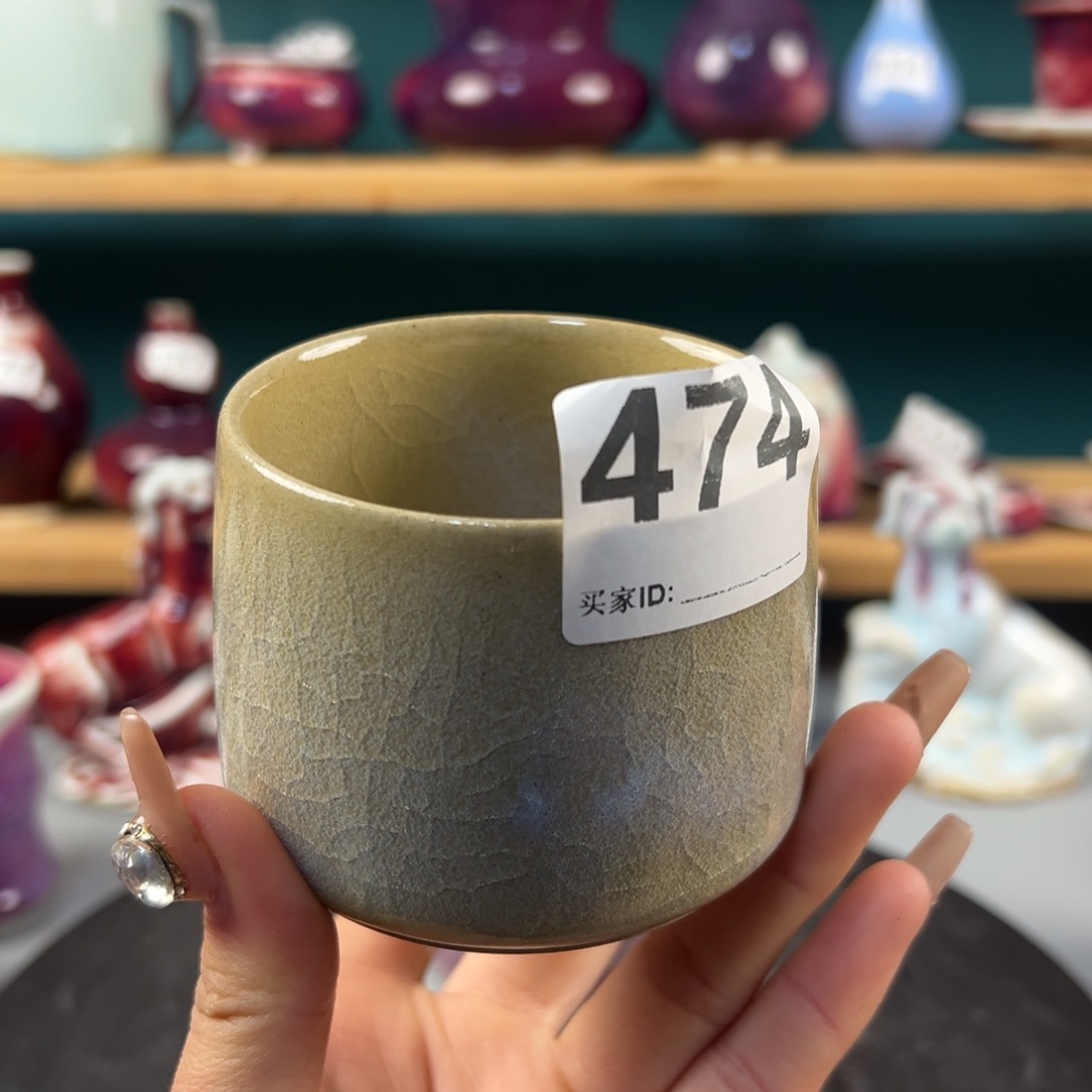 瓷片全品无暇主人杯纯手工