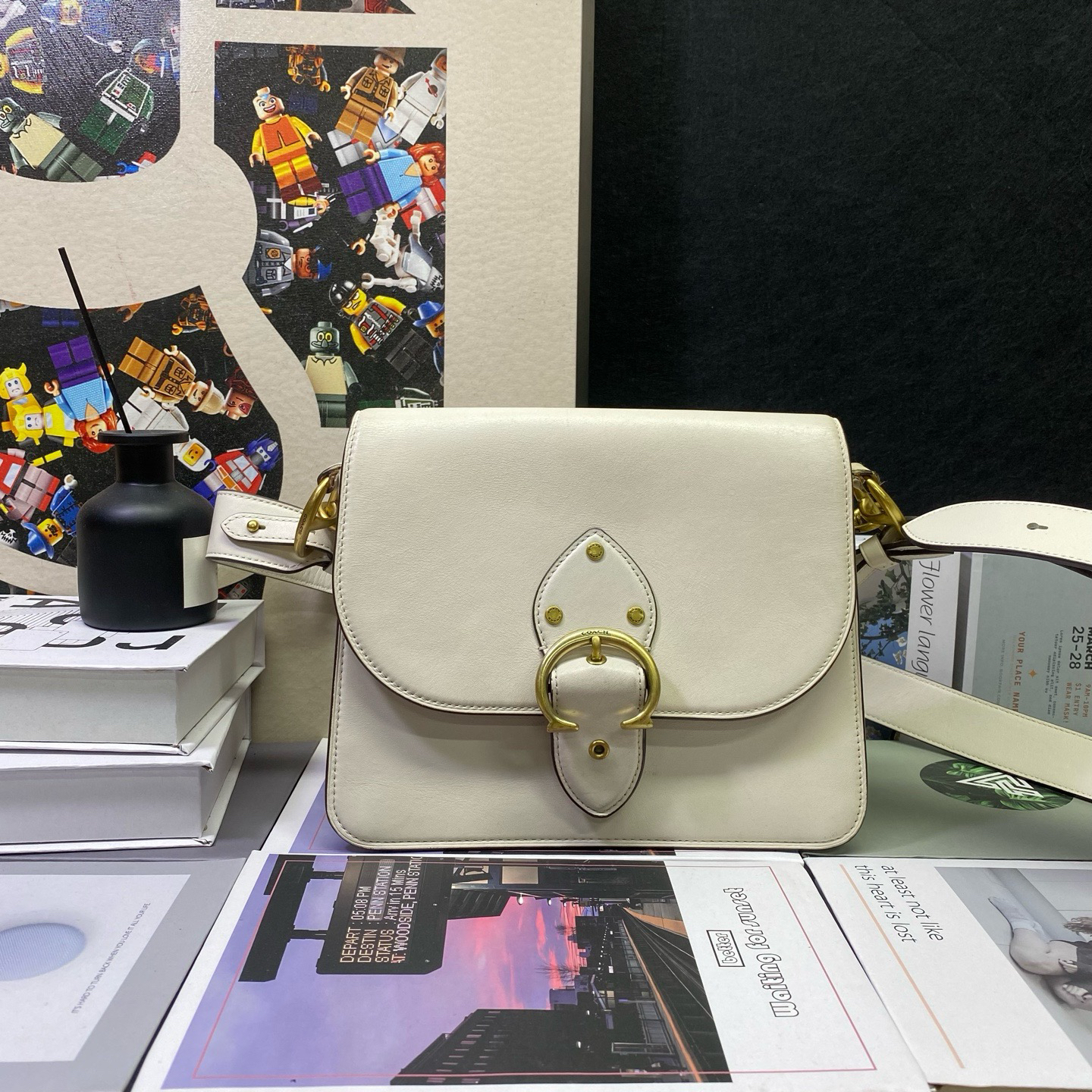 95新 COACH/蔻驰 22651斜挎包24*19
