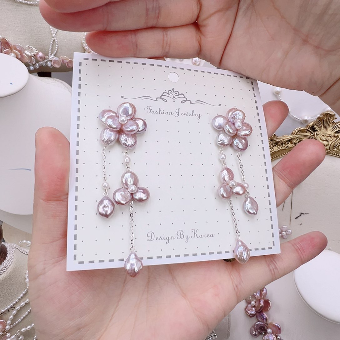 未镶嵌耳饰淡水珍珠