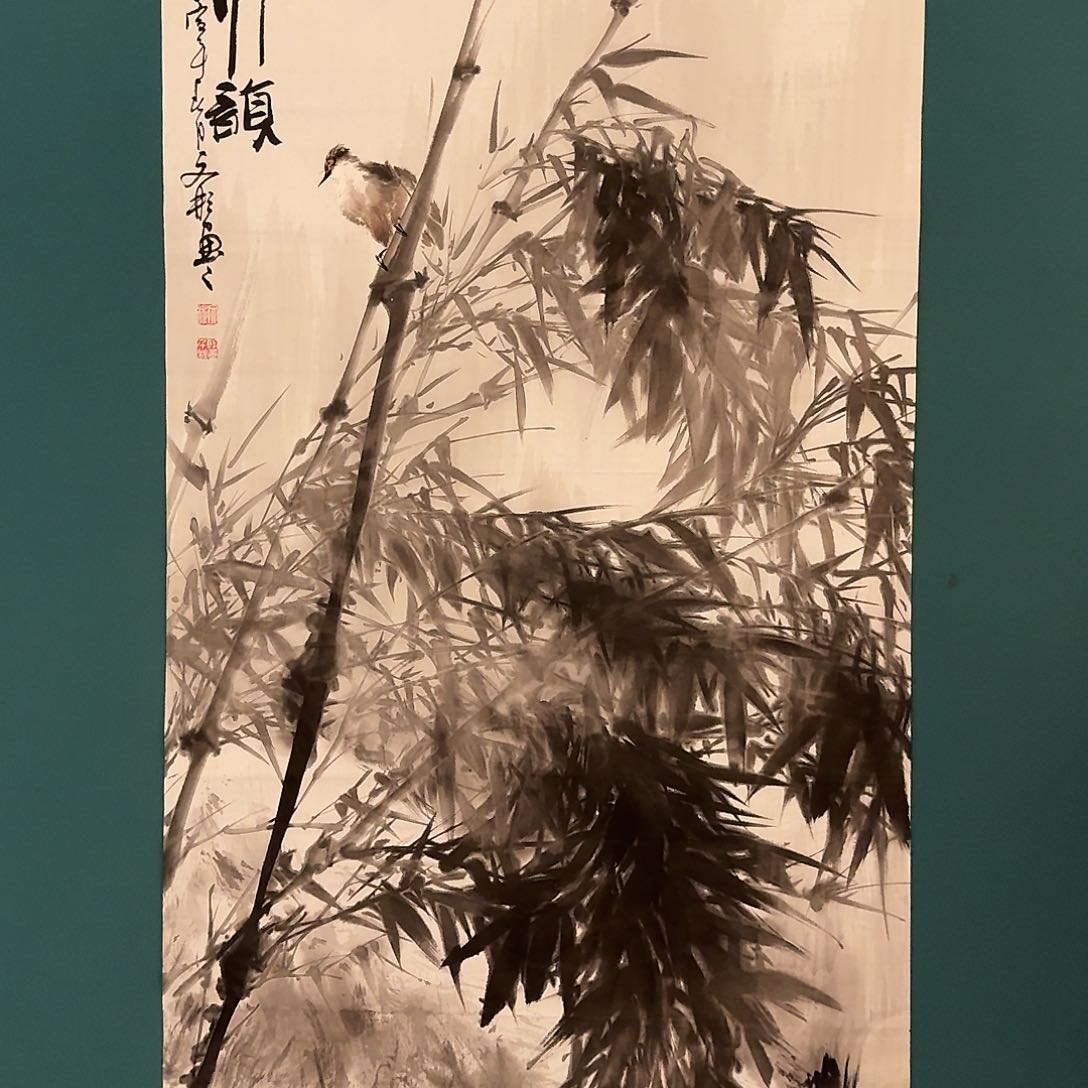 国画溥老师作品画作