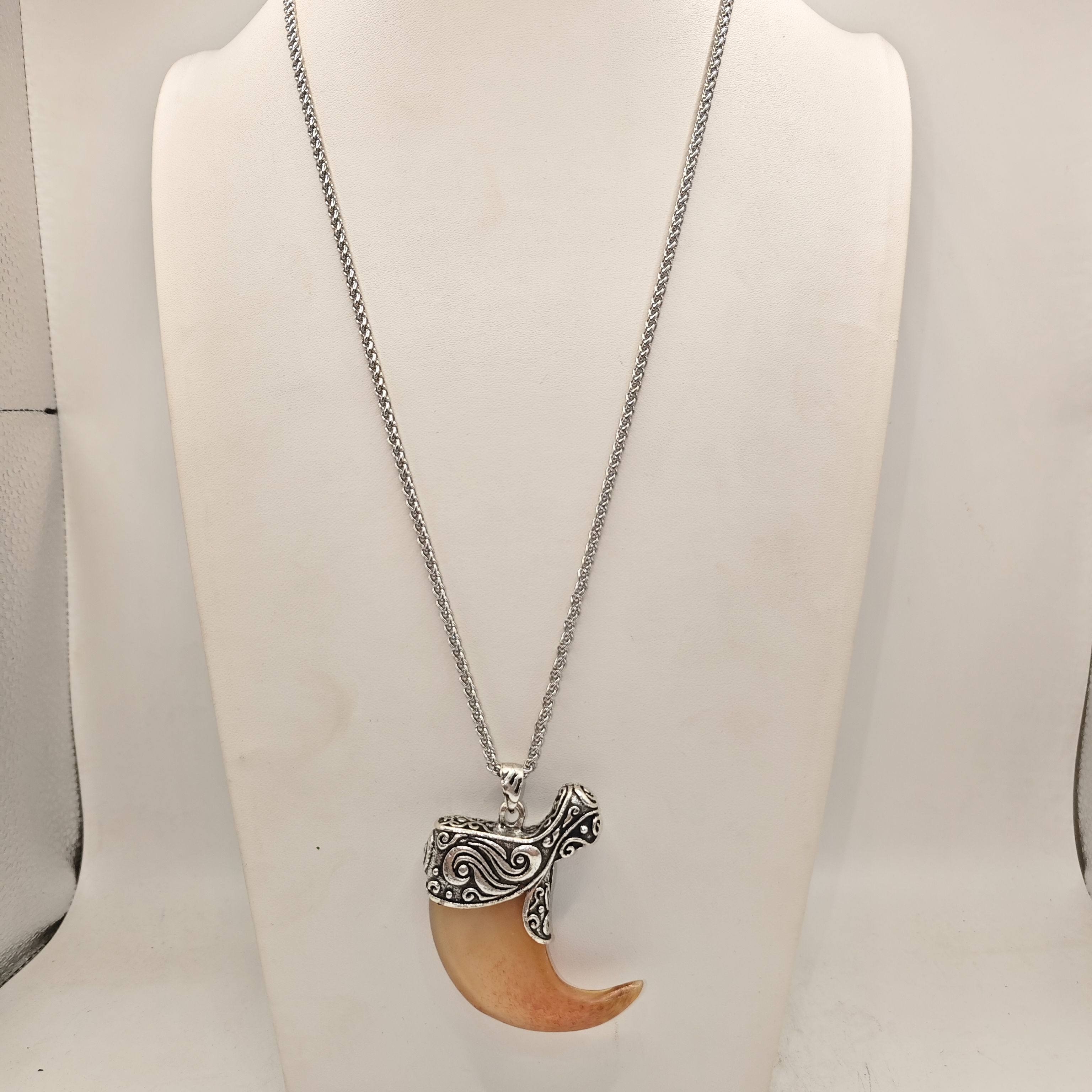 2号B42乎乎钩子吊坠项链