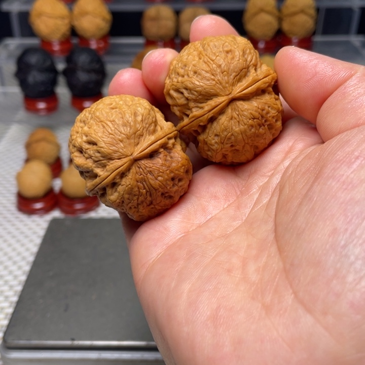 文玩核桃把件3虎头门墩