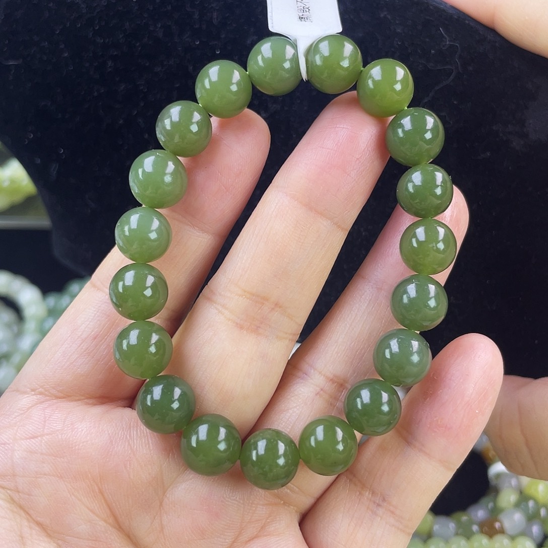 和田玉未镶嵌手链4