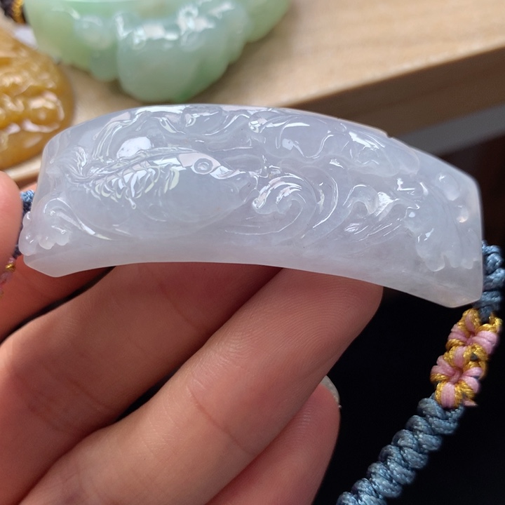 翡翠未镶嵌颈饰吊坠