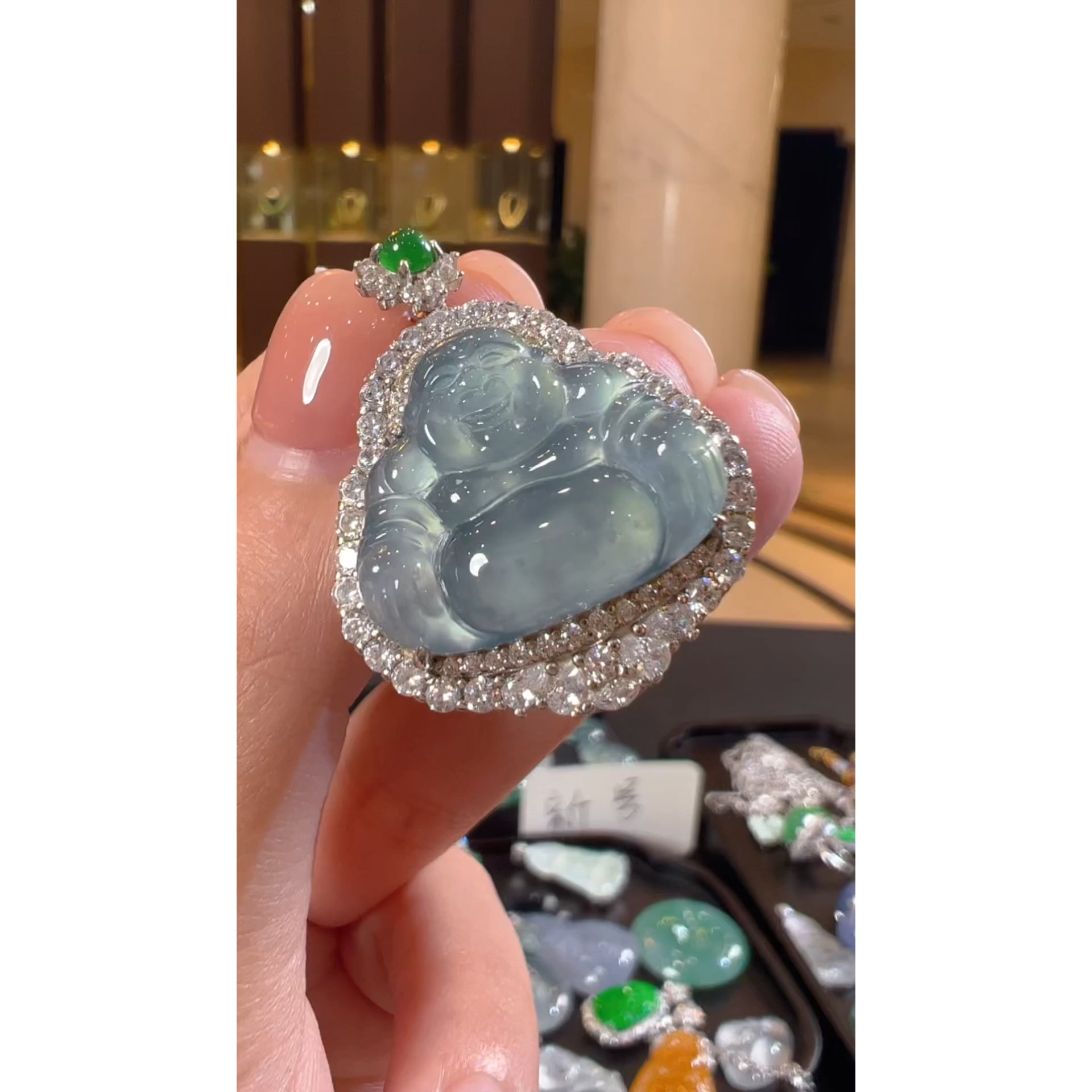 天然A货翡翠JS0023多样性发一