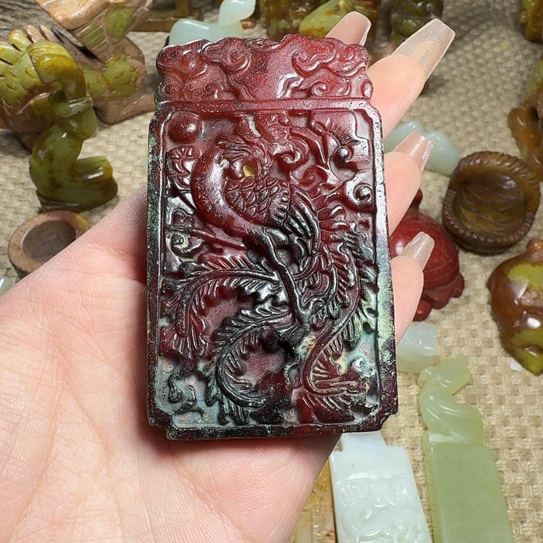 白玉菩提吊坠挂件