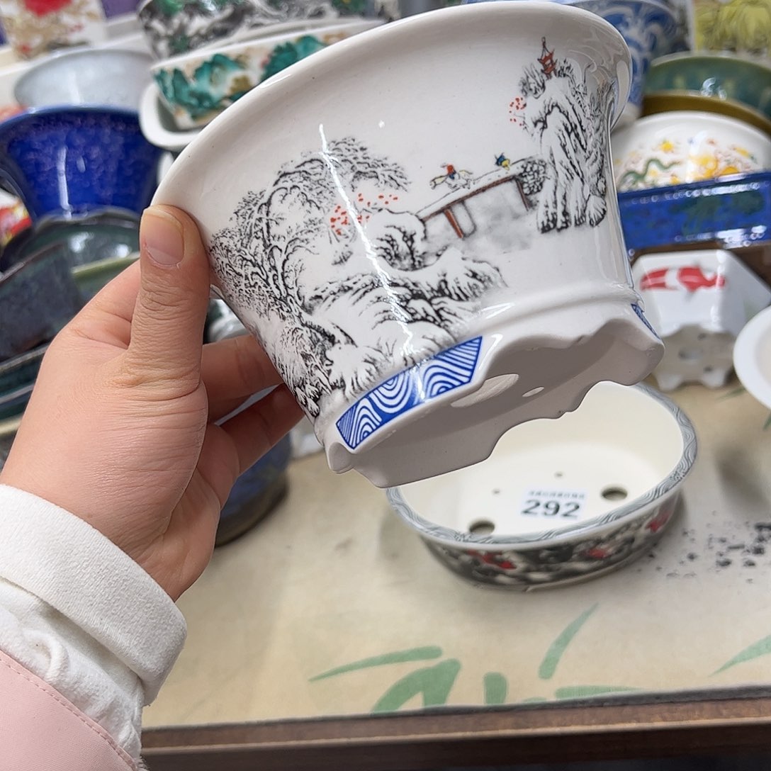 花盆紫砂295号瑕疵15/8cm