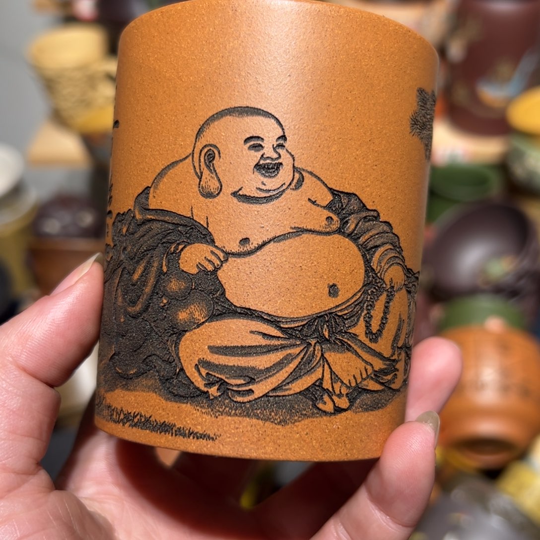 紫砂茶杯宜兴紫砂主人杯