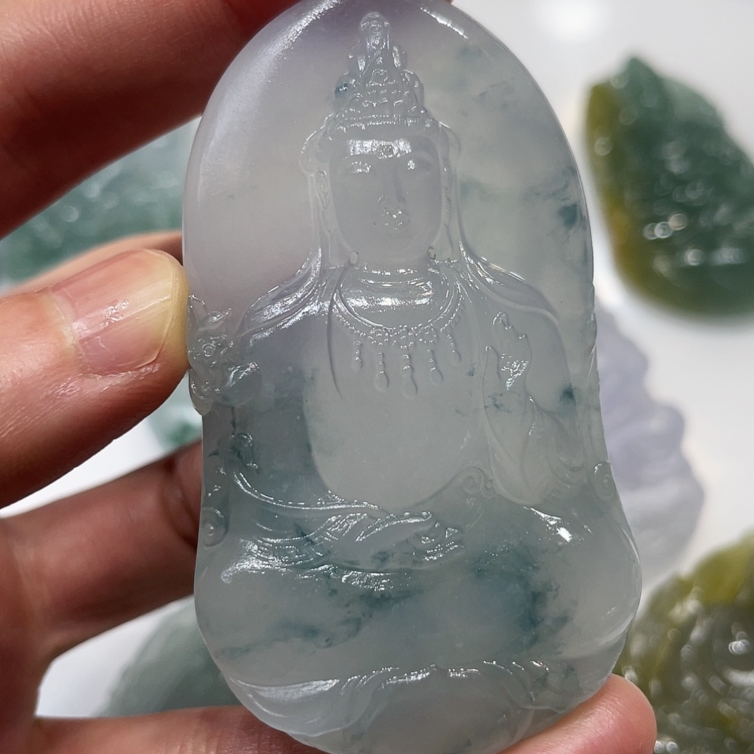 定制翡翠未镶嵌挂件