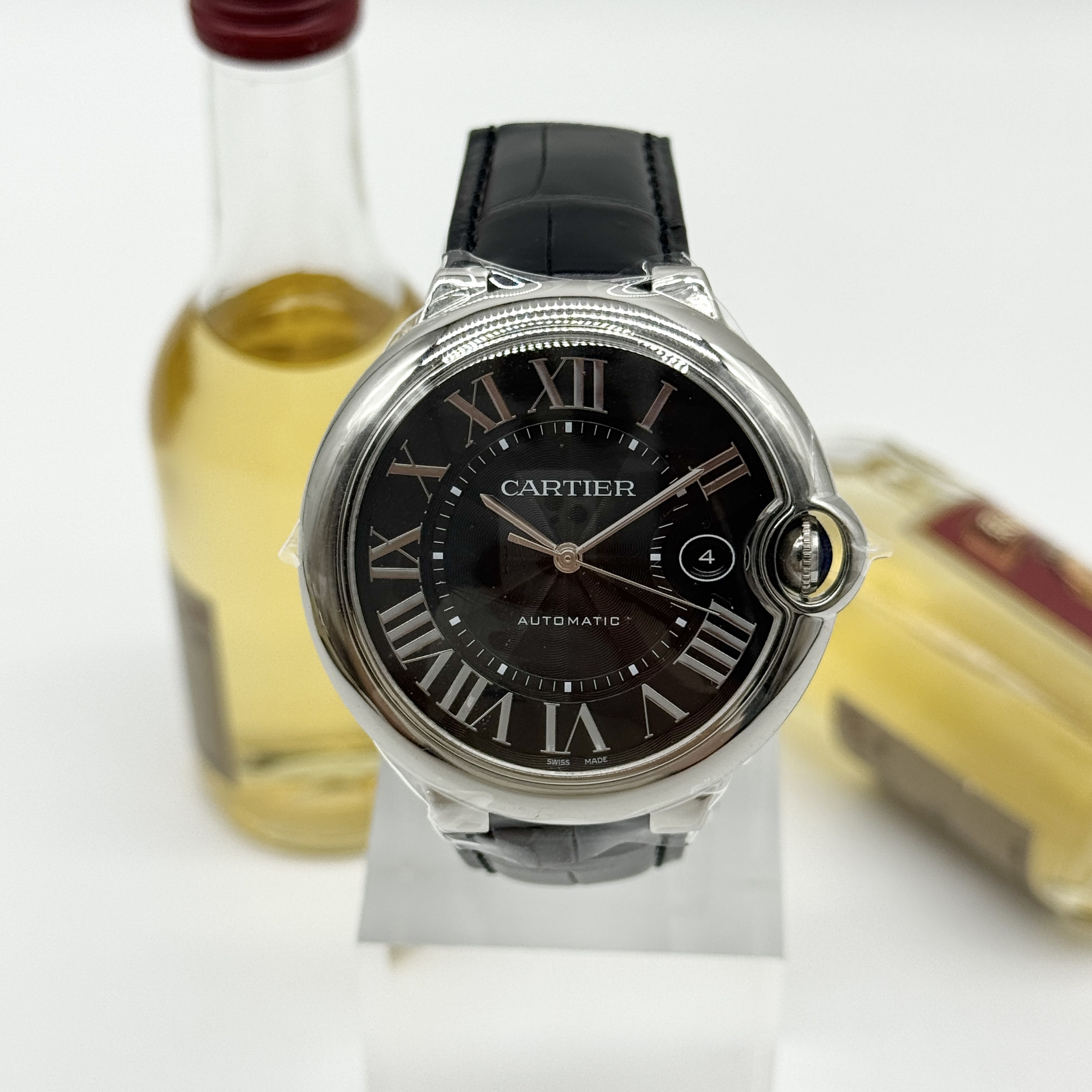 99新 Cartier/卡地亚 蓝气球 自动机械 精钢 42.1mm 单