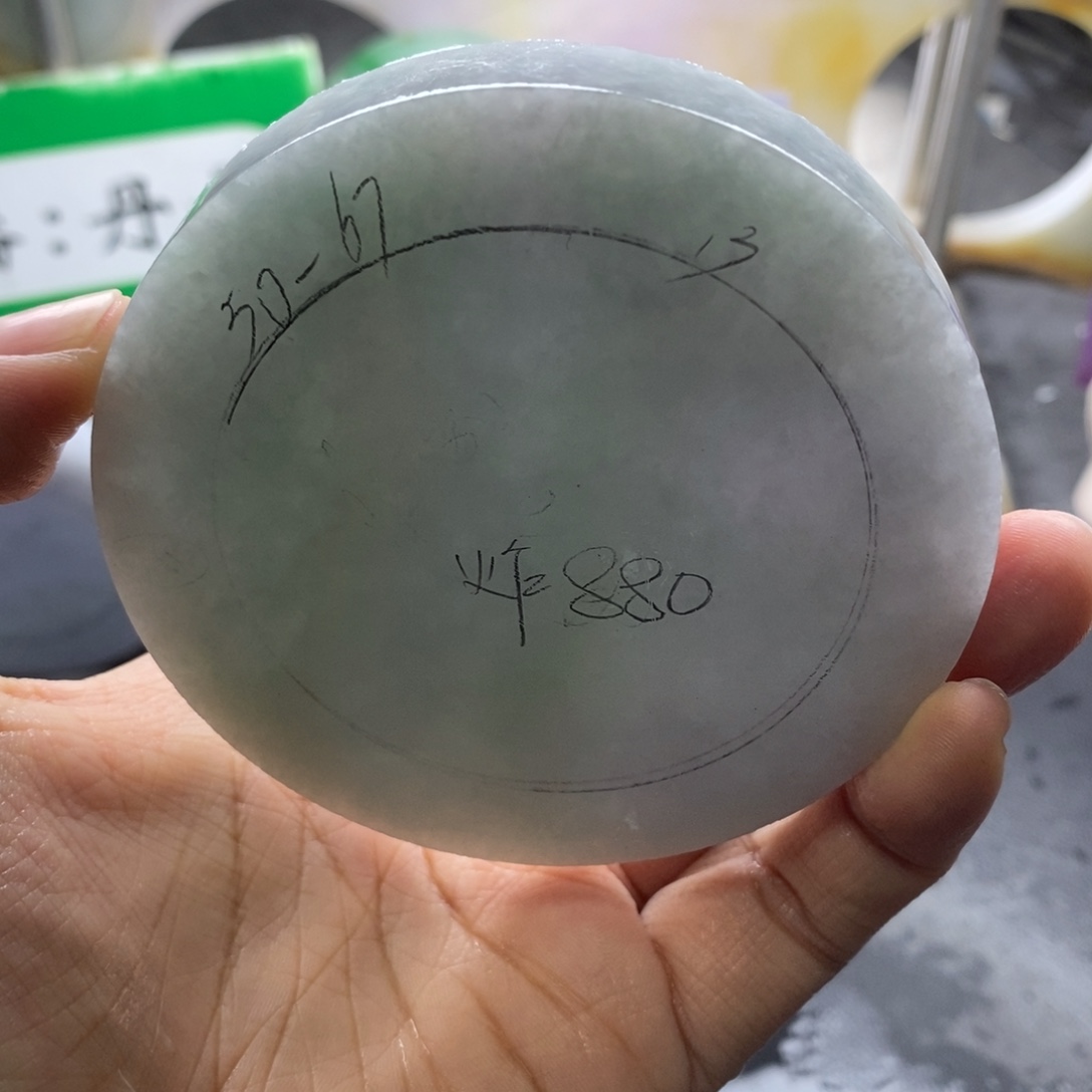 定制翡翠未镶嵌翡翠手镯