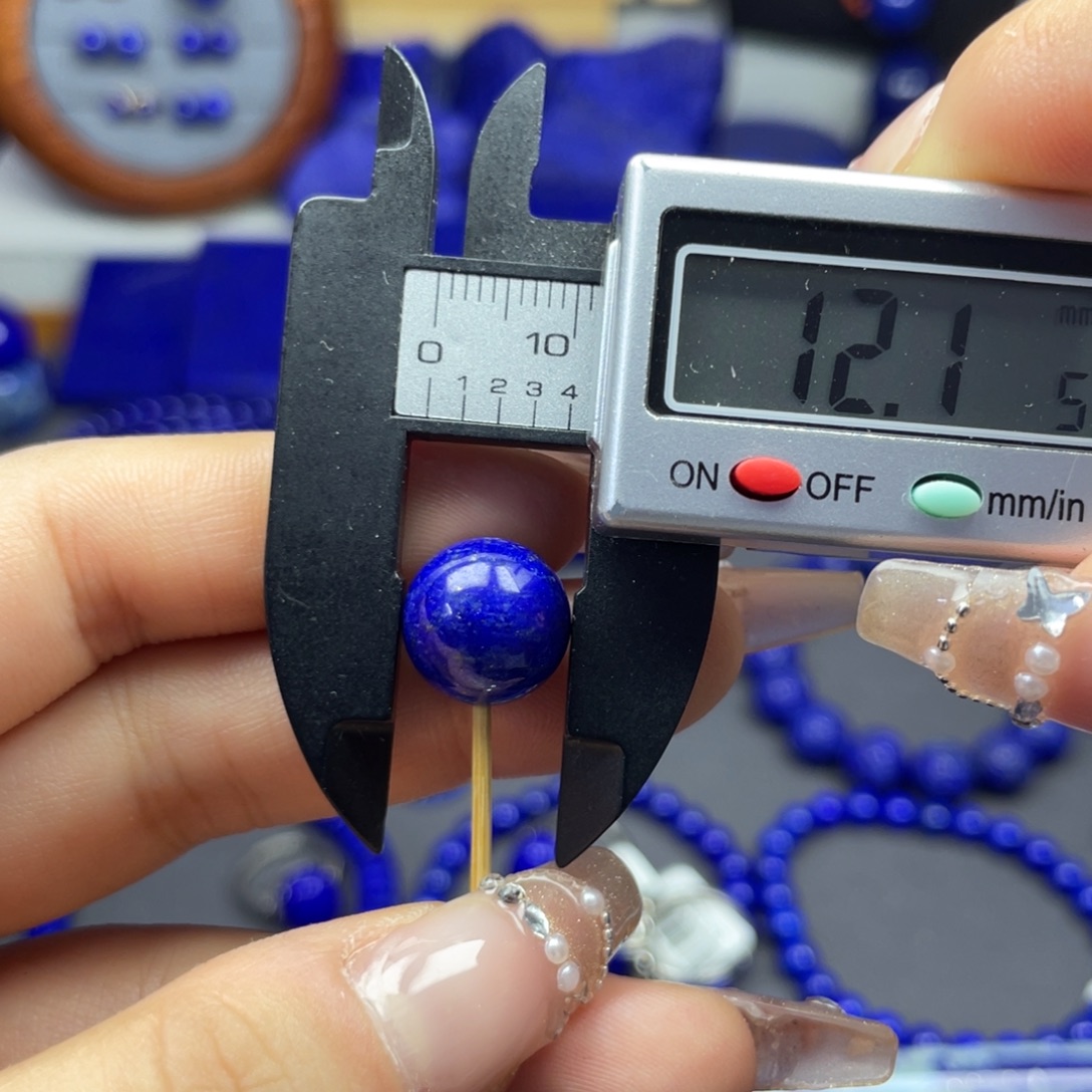 青金石未镶嵌12+单珠