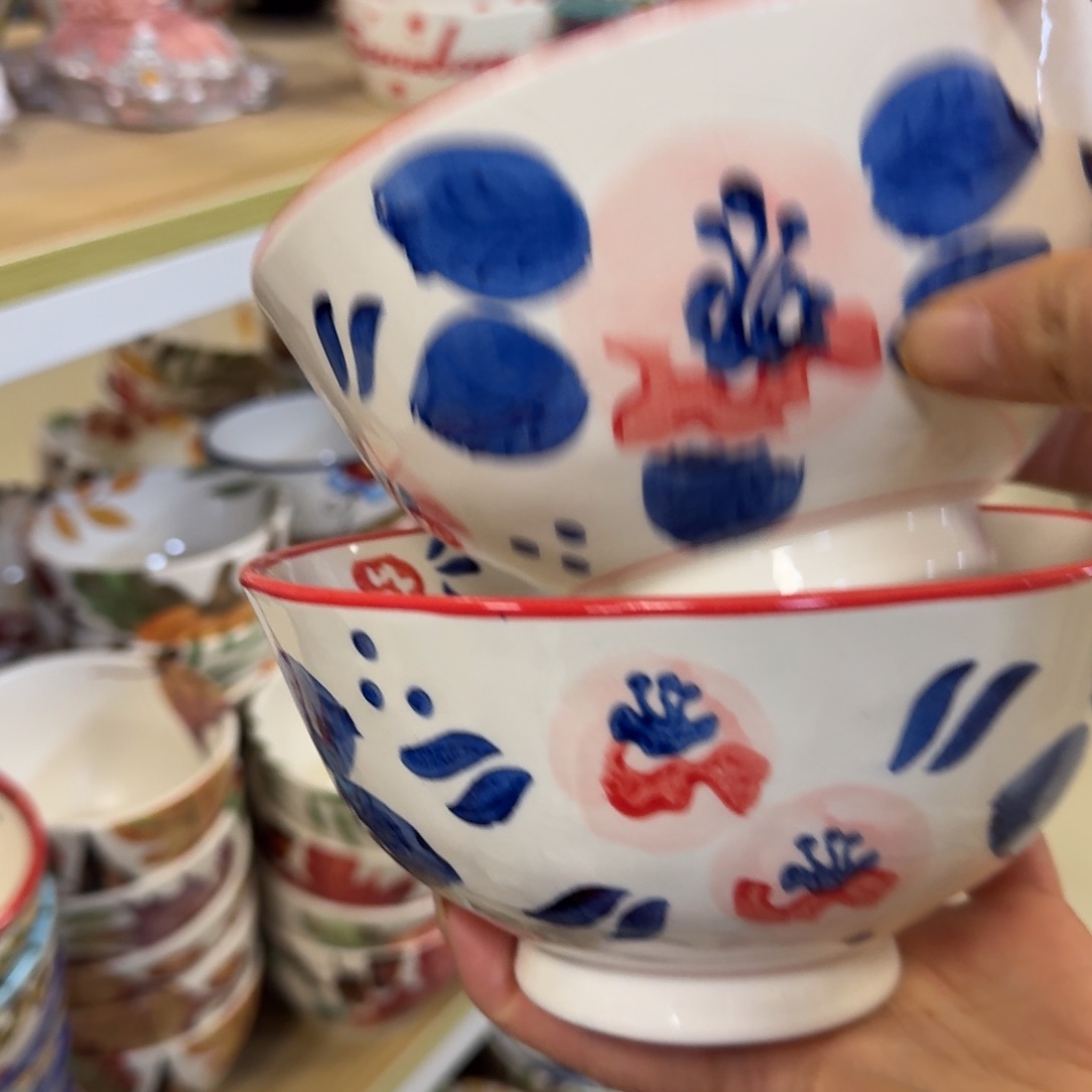 陶瓷清仓面碗2只，看图