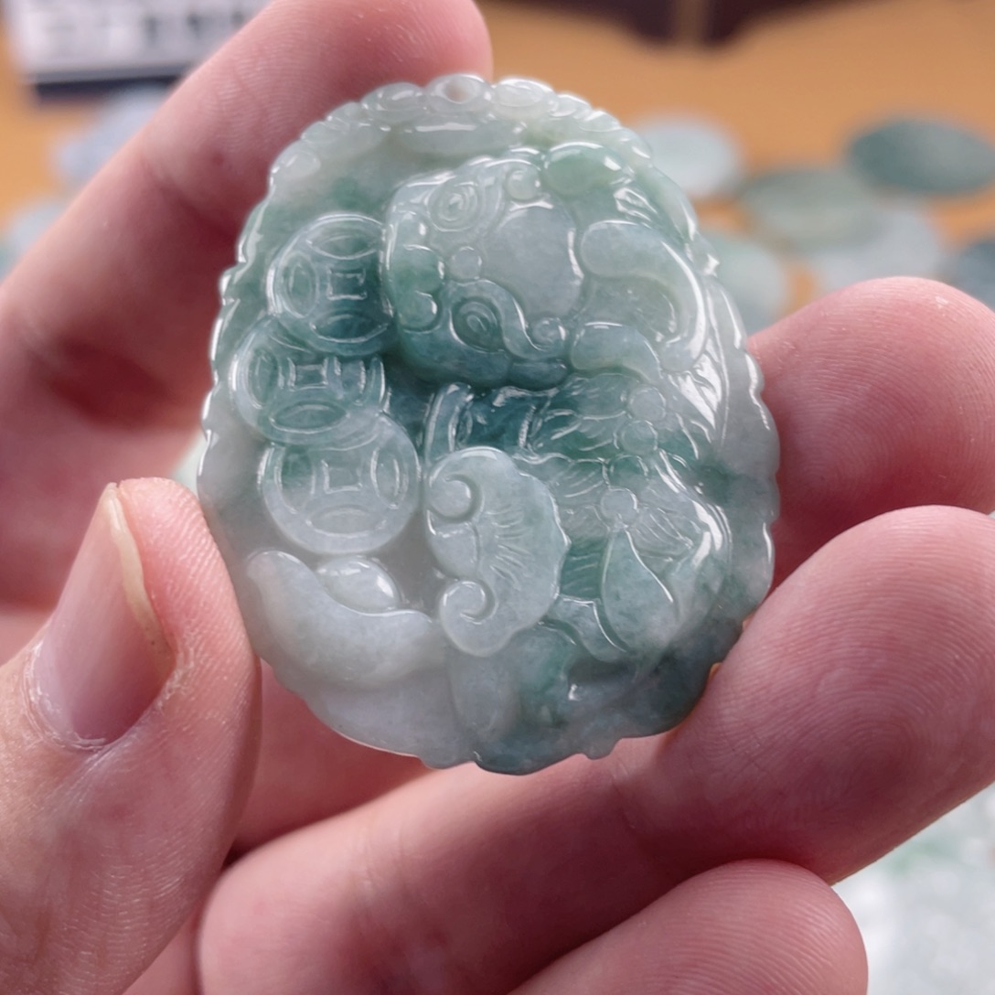 颈饰未镶嵌翡翠翡翠