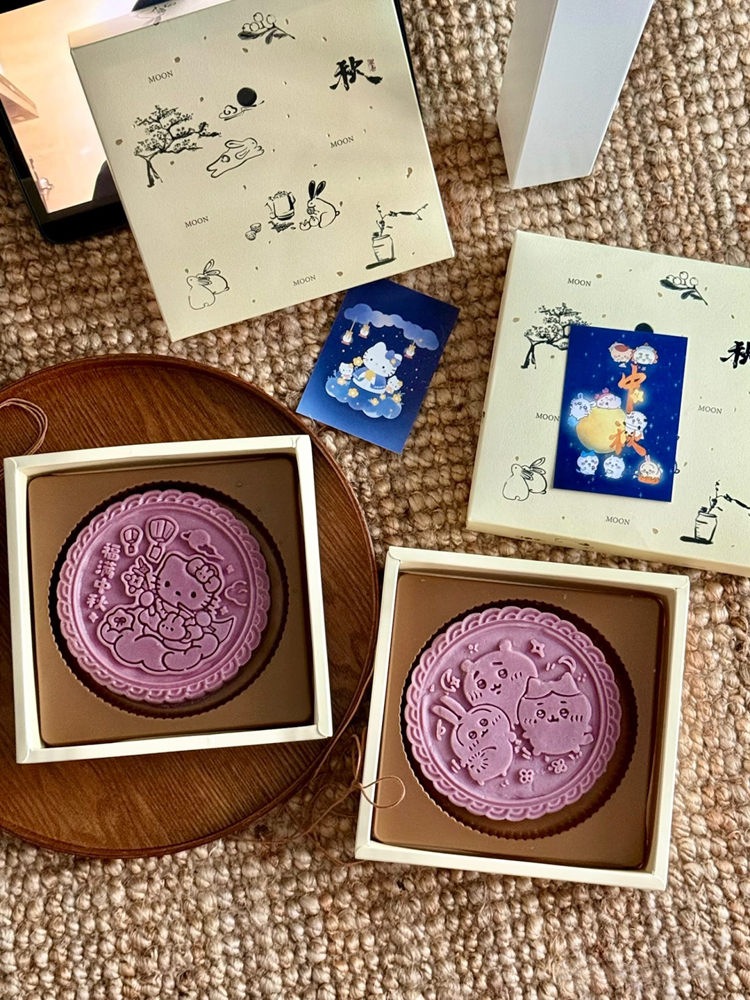 【软糯夹心】芋泥大月饼抹茶血糯米奶酪口味手工制作甜品中秋送礼