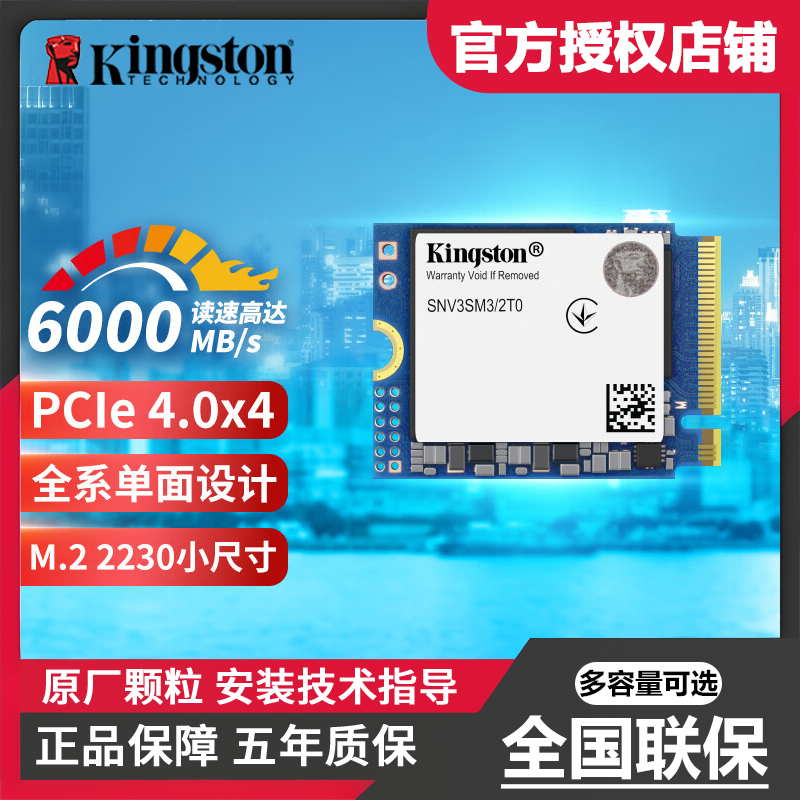 Kingston/金士顿SSD固态硬盘2230 M.2 NVMe PCIe 4.0适配游戏机