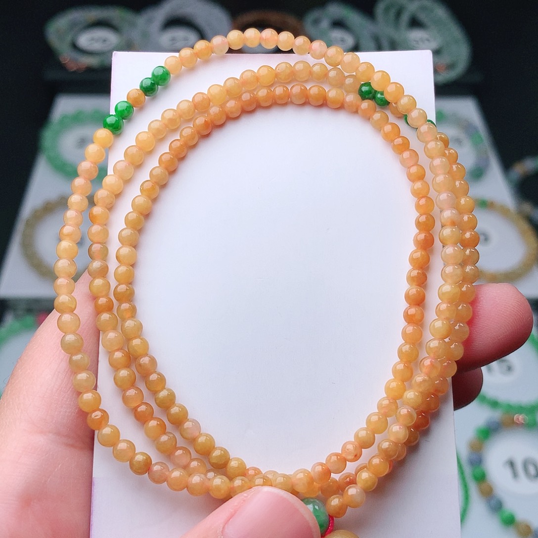 翡翠手串未镶嵌翡翠