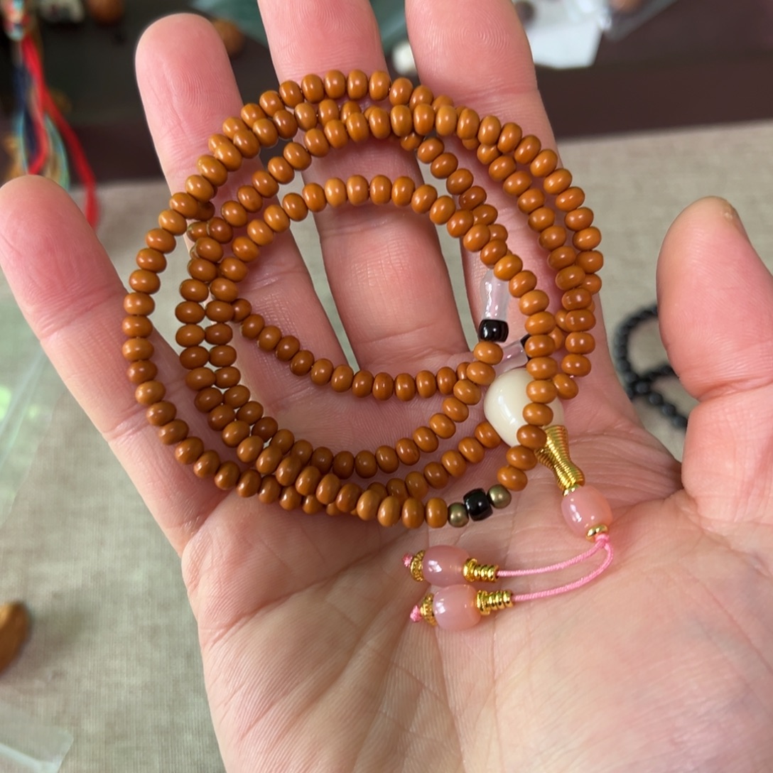 木质橄榄核项链一串