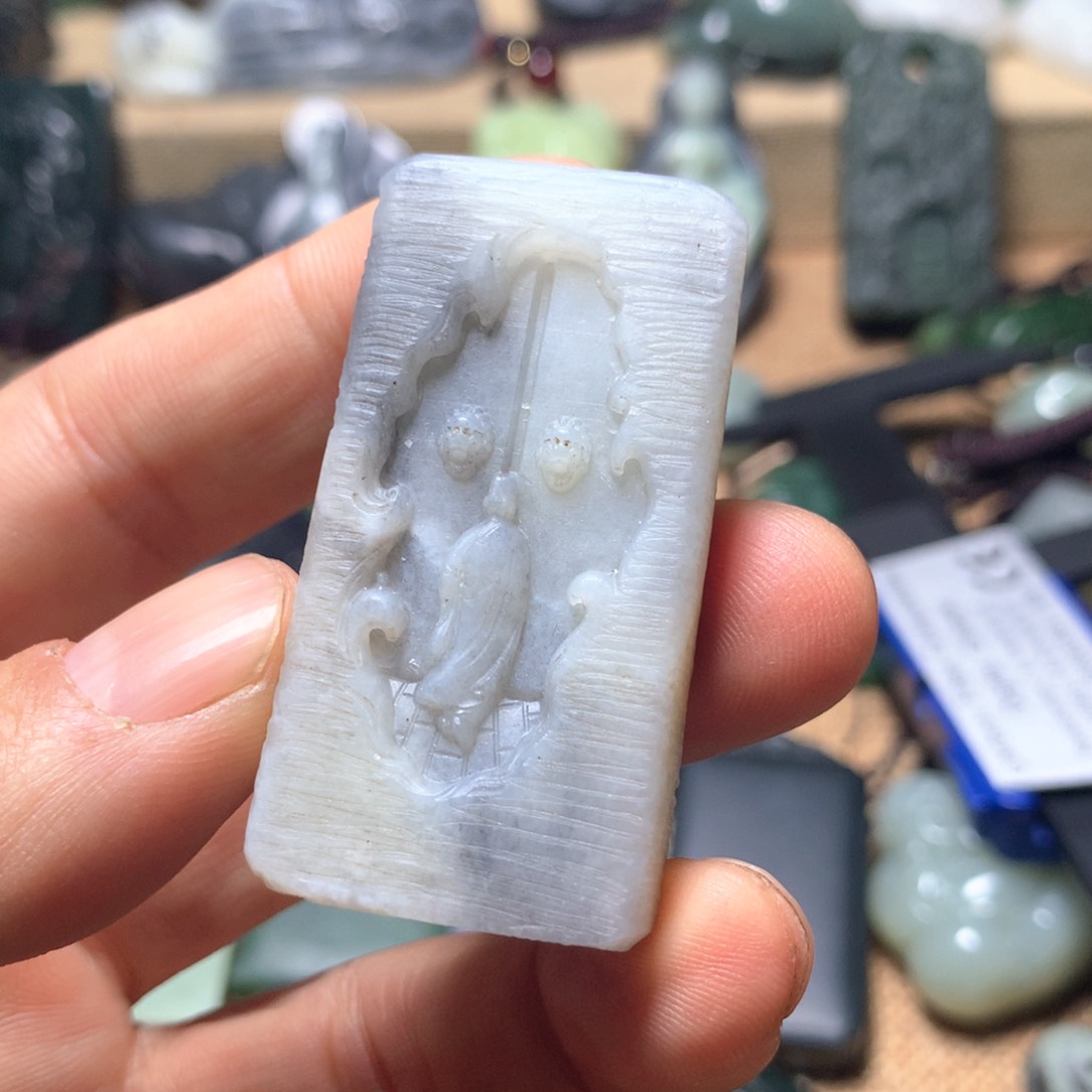 和田玉颈饰未镶嵌