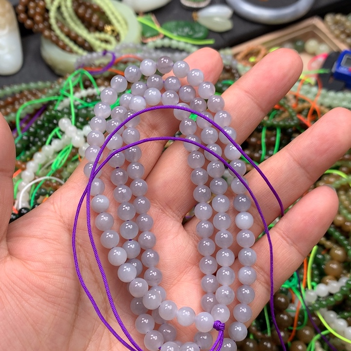 和田玉未镶嵌手链83