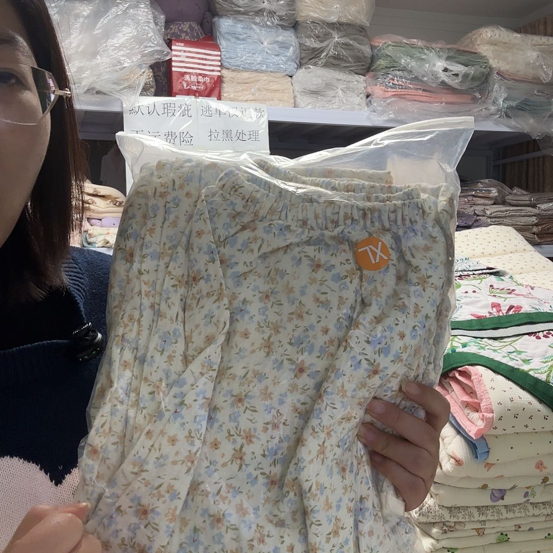 棉一个➕兰色套装睡衣