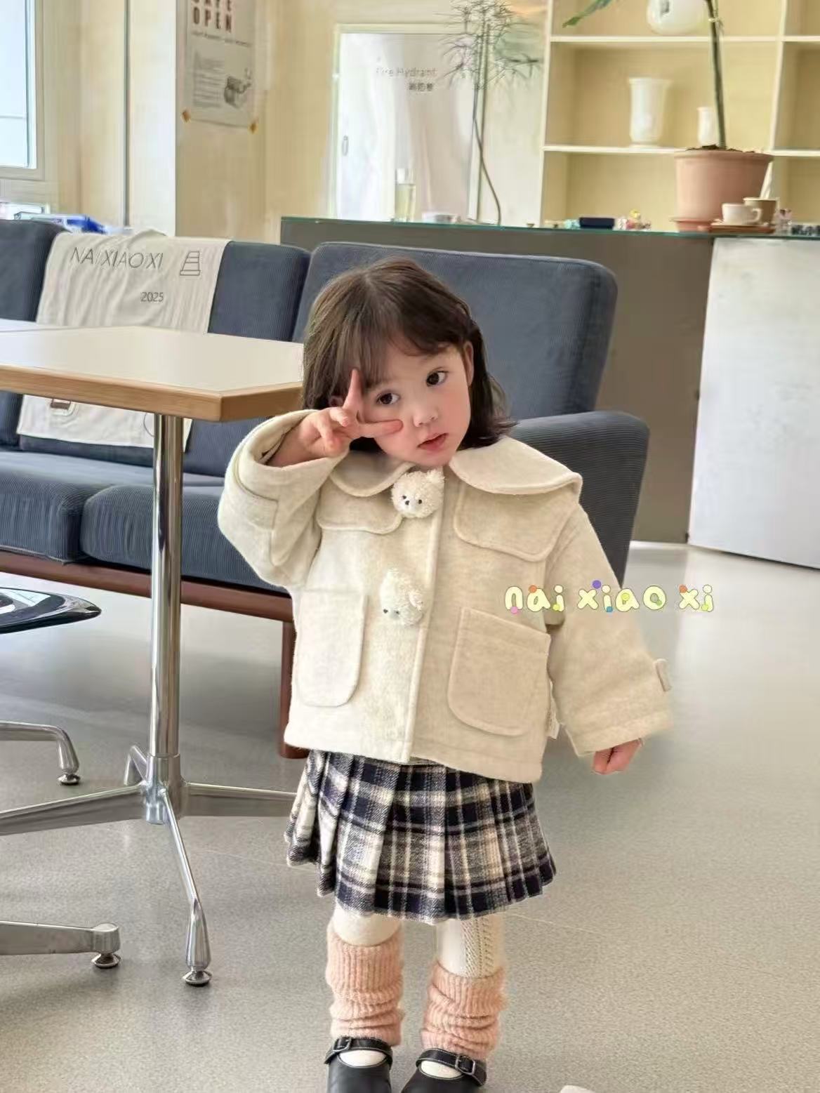 2025深秋新款上新奶小西苏沫三个院婴童分体套装（下单备注编号）
