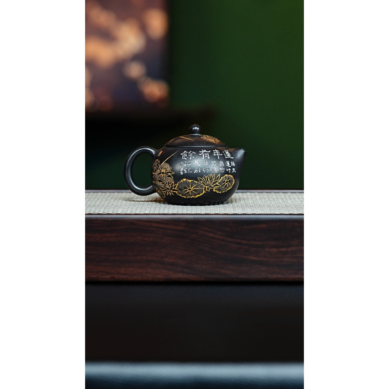 宜兴紫砂 西施 黑墩头 顾志强h429