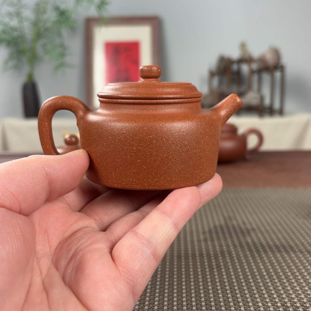 紫砂茶壶黄龙山原矿紫砂壶150