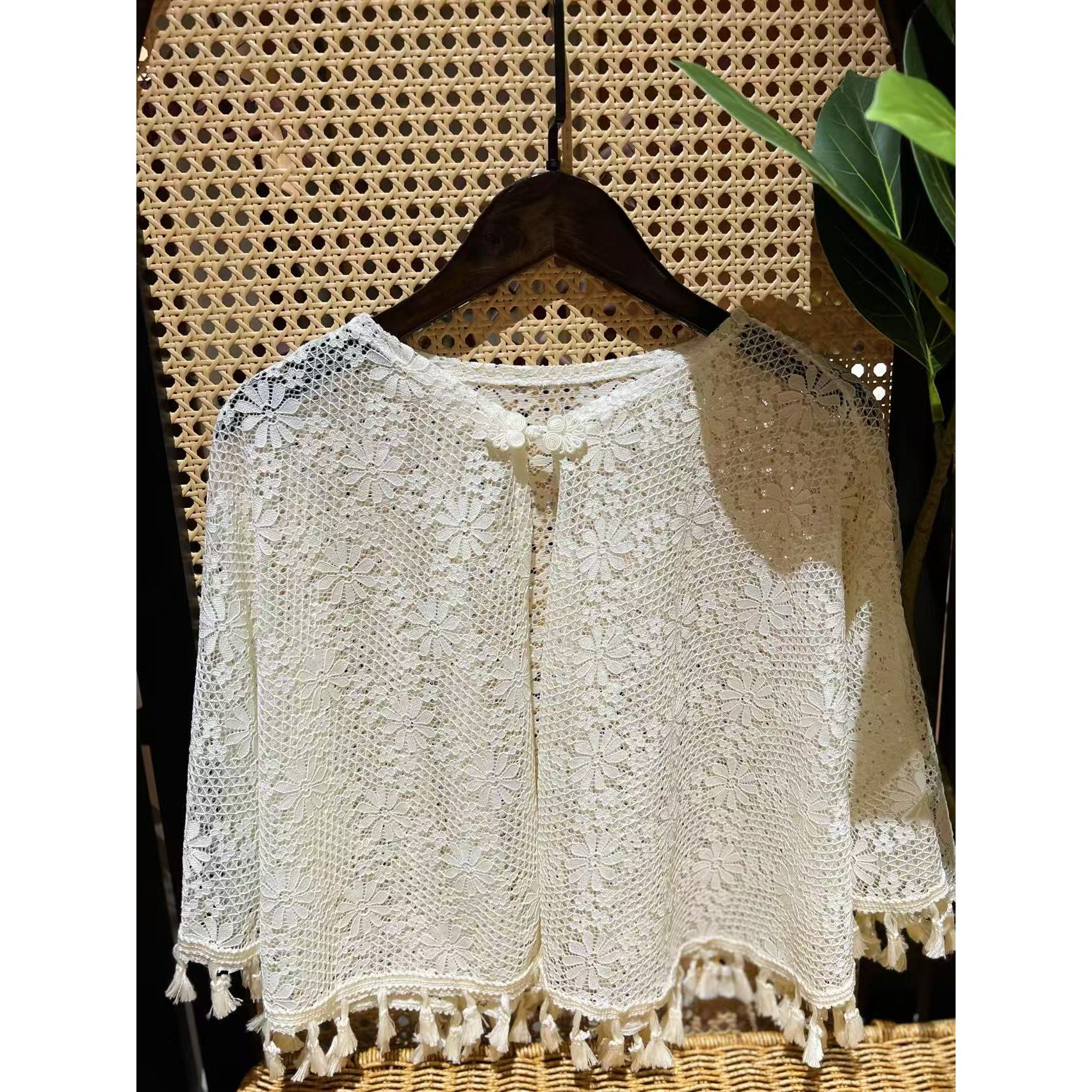 戚薇原创【司藤流苏披肩】新款新中式国风品质百搭披肩