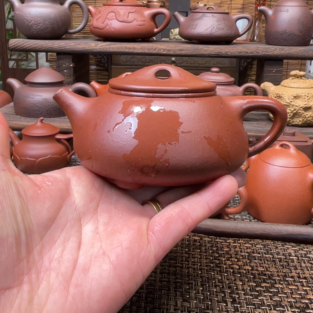 紫砂茶壶宜兴原矿紫砂手工制全220