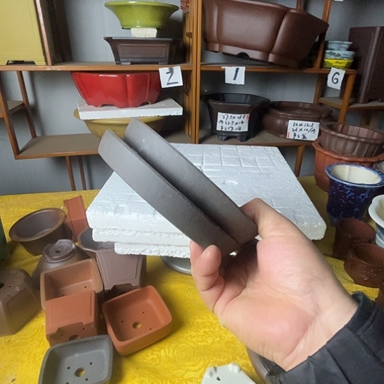 用***9宜兴紫砂花盆托盘