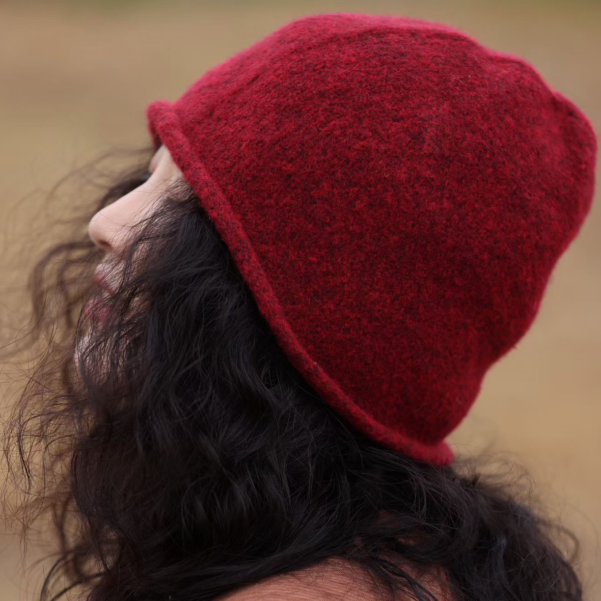 云上分享 3940古蘭木百搭羊毛毛线帽