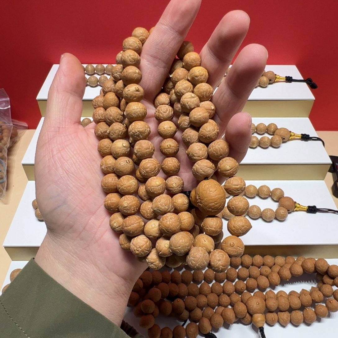 凤眼菩提手串10.5mm凤眼菩提108颗品相弱点