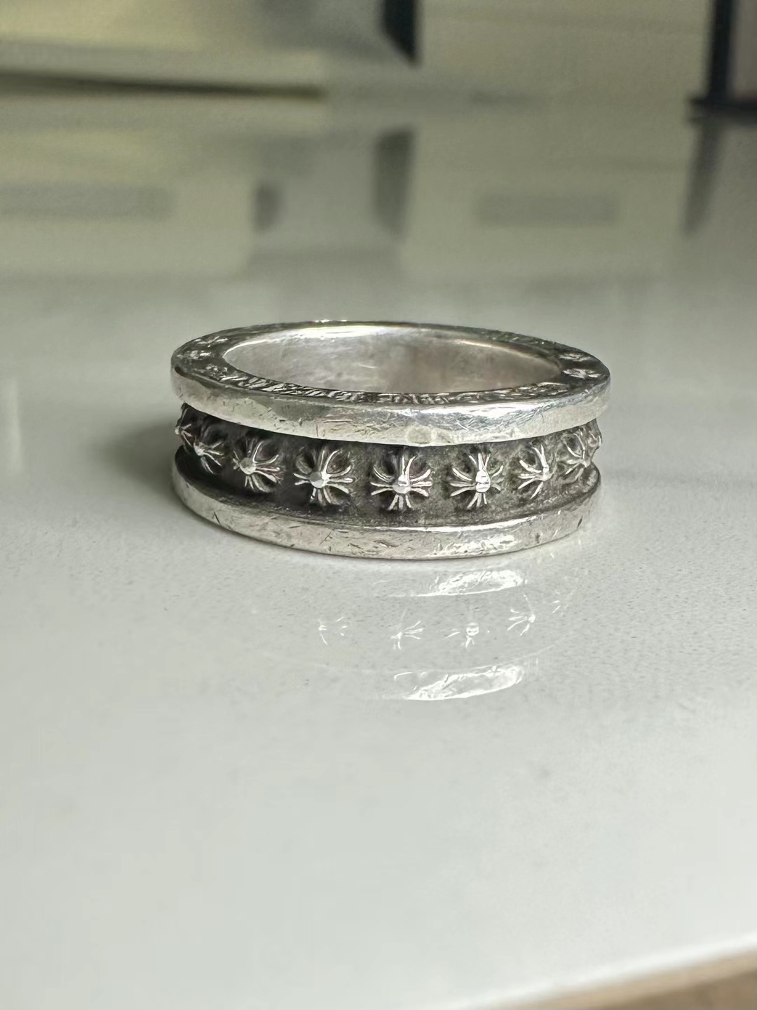 95新 Chrome Hearts/克罗心 8码 97新 mini plus戒指