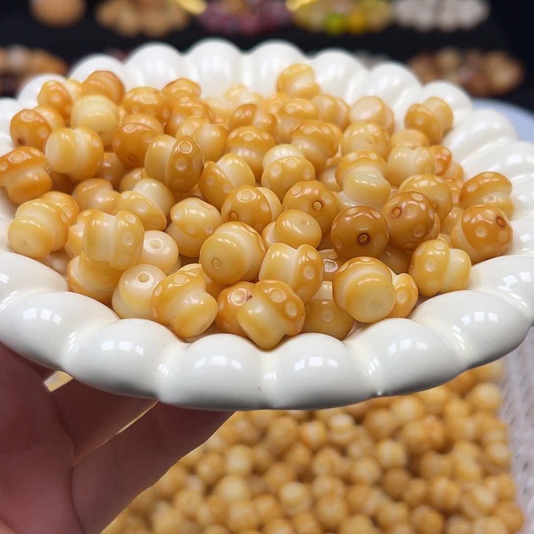 手串菩提根/象牙果卡12炭烤蘑菇100颗