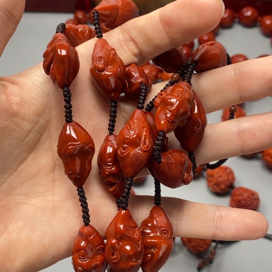 布***丁吊坠橄榄核十八罗汉