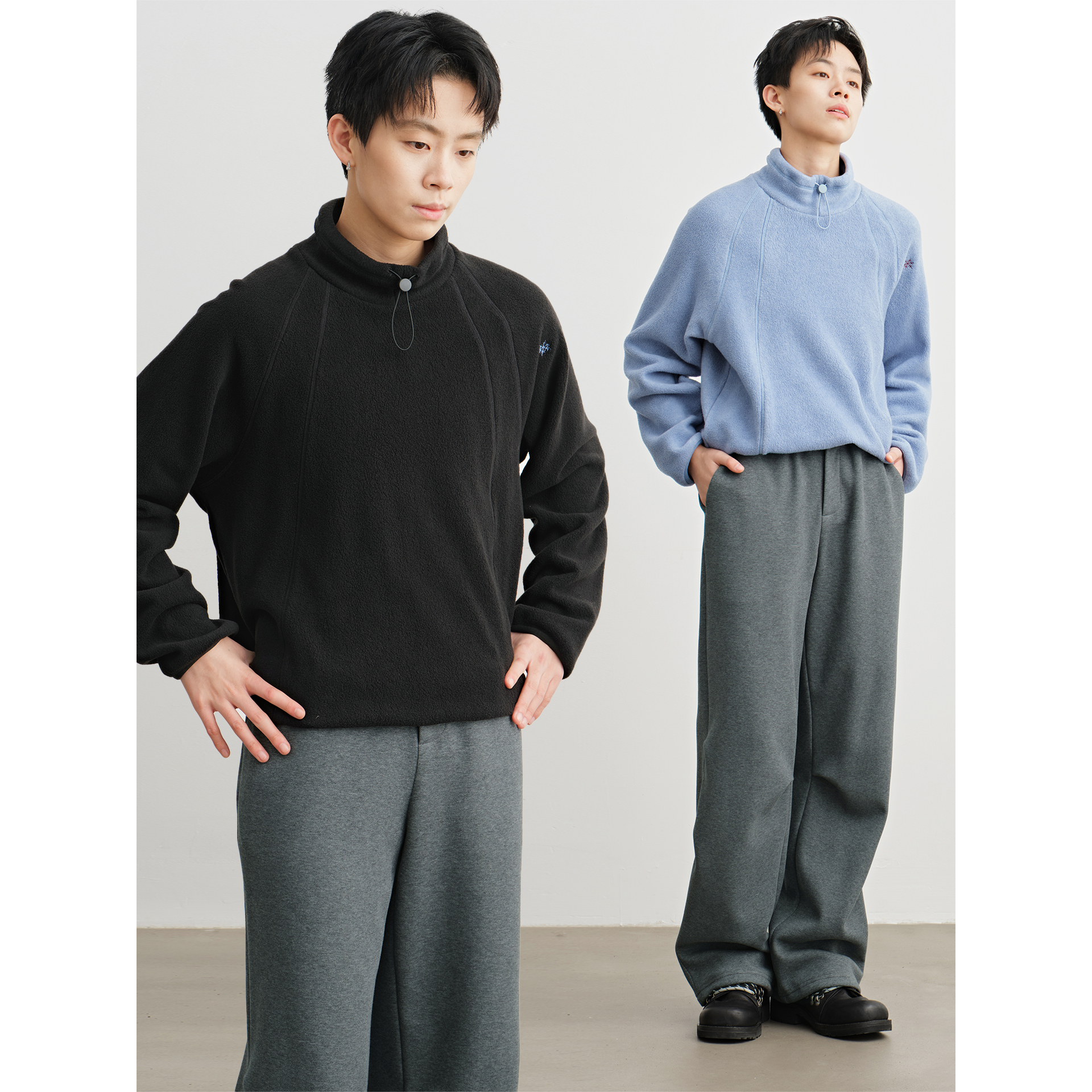 knighttom【巴塔彩摇绒抗静电远红外发热】刺绣打底T恤X254H283A