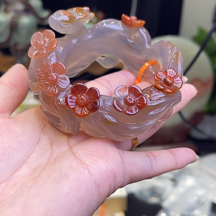 玛瑙/玉髓手镯未镶嵌