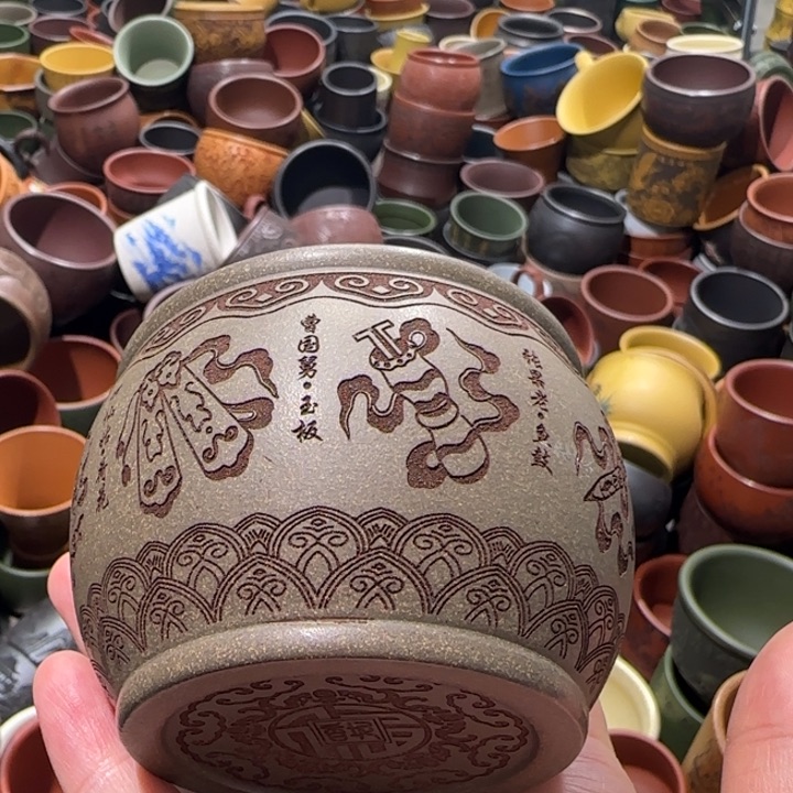 茶杯紫砂全手工紫砂