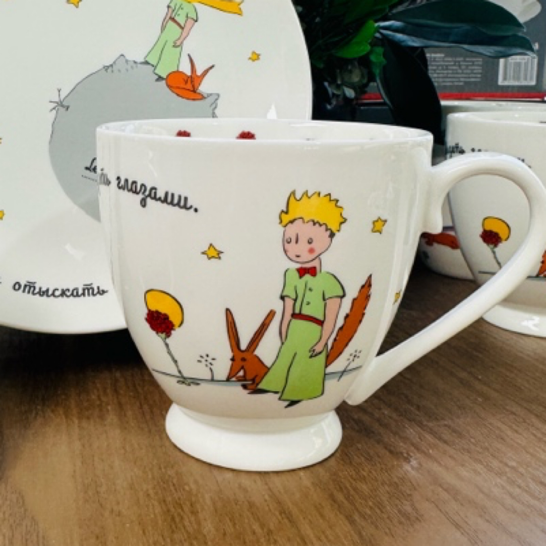 【小王子咖啡杯碟】500ml喝水杯茶杯咖啡杯马克杯情侣杯 