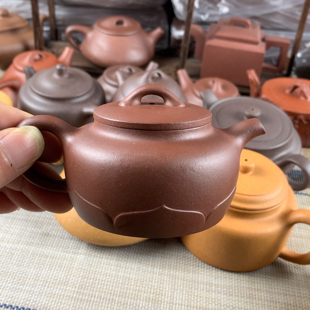 紫砂茶壶四号井底槽清微瑕