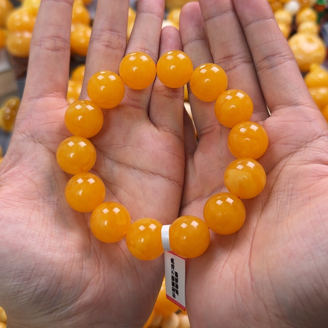 琥珀未镶嵌珠宝奇石17mm同料