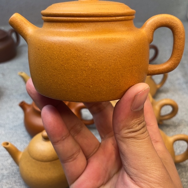 紫砂茶壶伱***光全手工德中