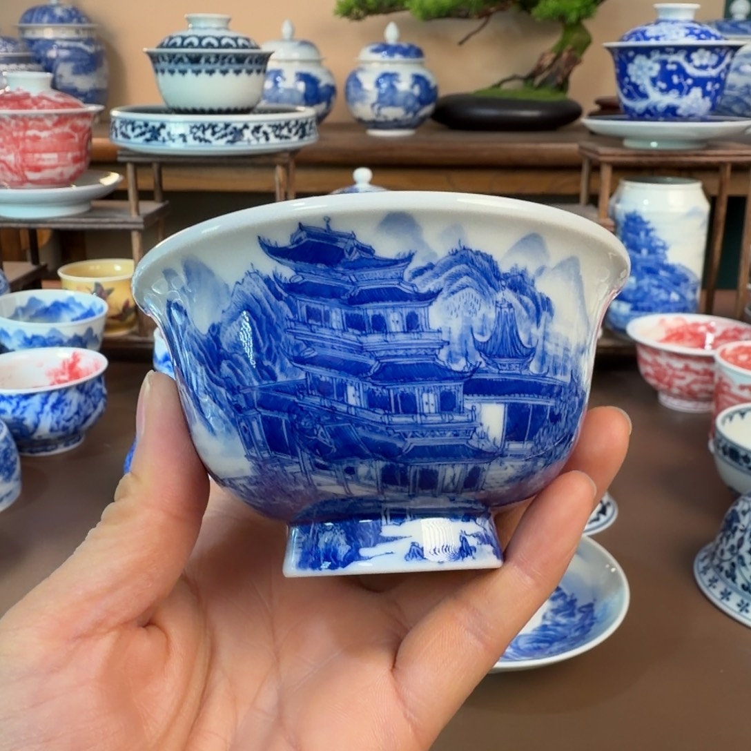 景德镇陶瓷手工手绘