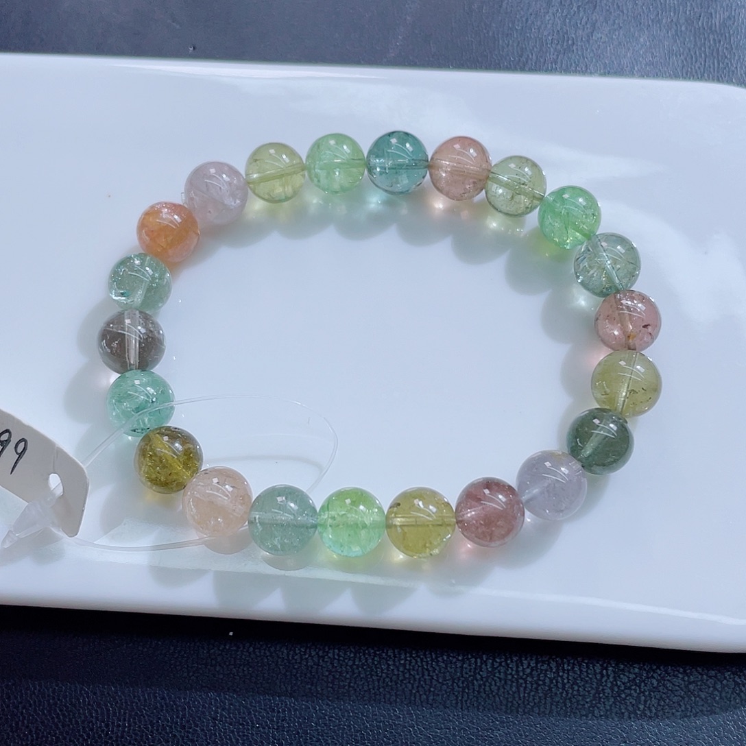 未镶嵌碧玺手链9mm左右