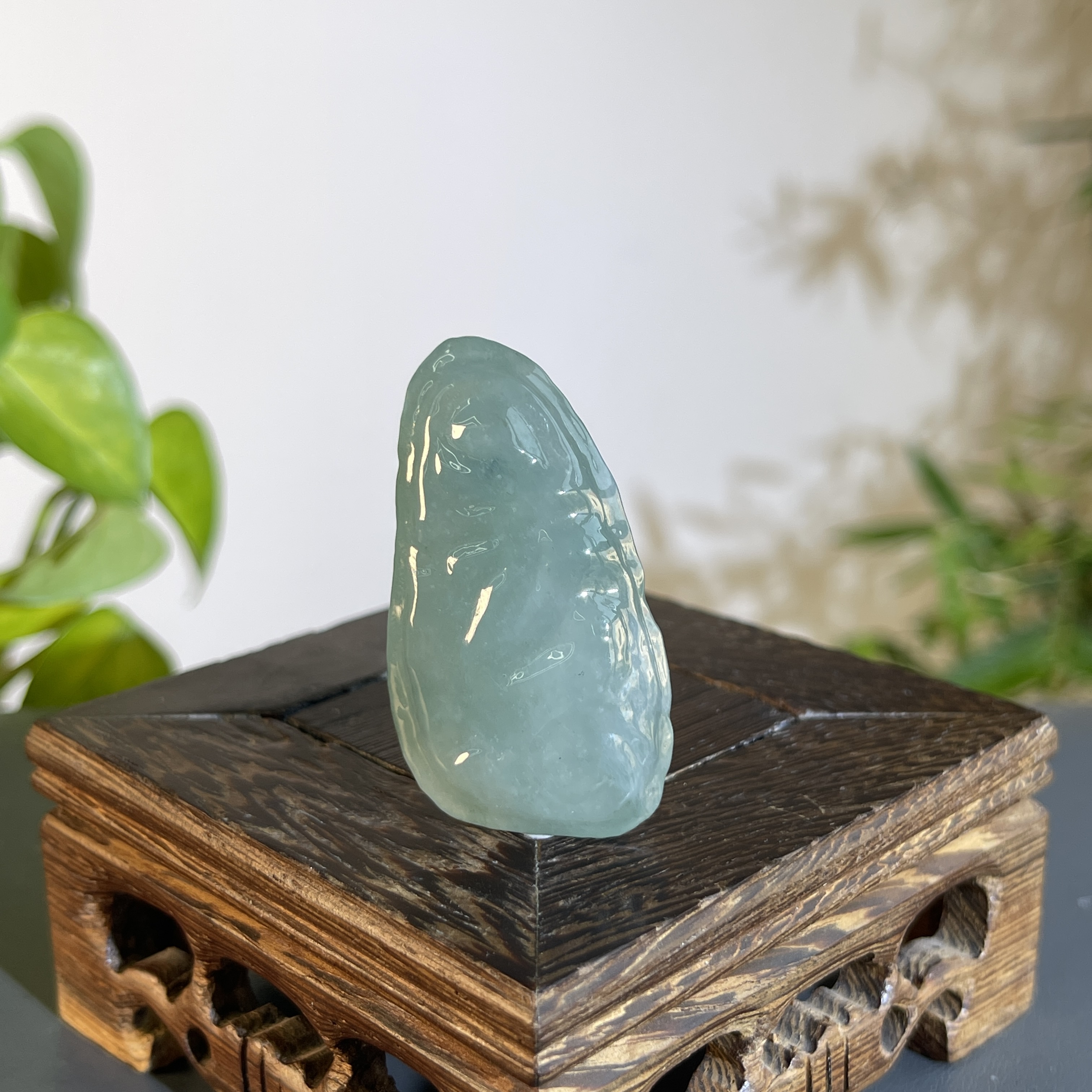 JXA15-71 精品天然翡翠A货原石吊坠